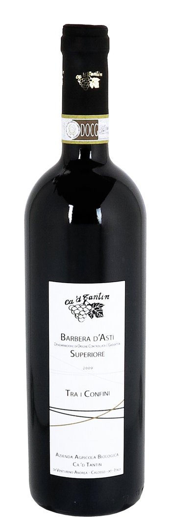 Barbera d’Asti DOCG Superiore organic wine “TRA I CONFINI”