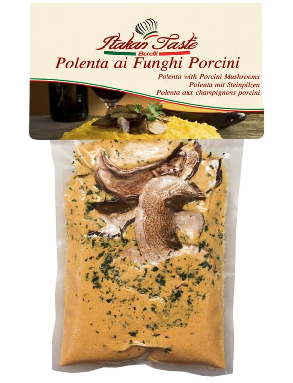 Polenta with Boletus Edulis mushrooms  - 300 g